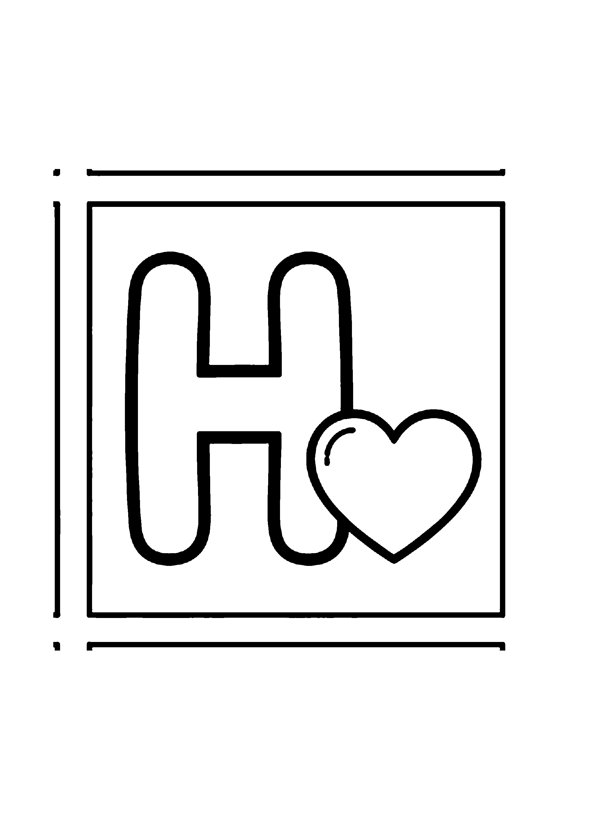 Coloriage aux contours nets : Lettre J Majuscule et Jouet