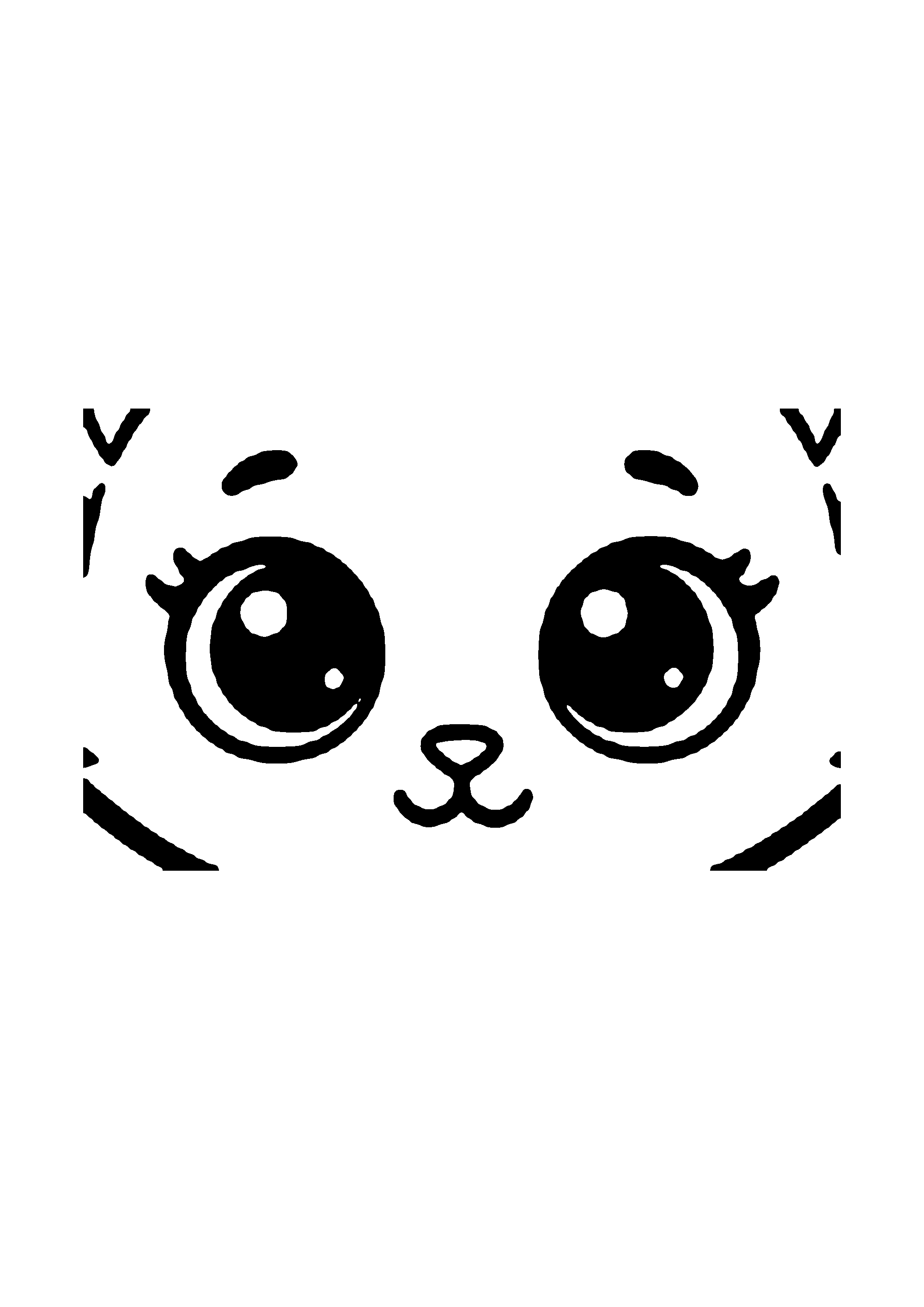 Coloriage aux contours nets : Chaton Coiffé d'un Petit Nœud Papillon