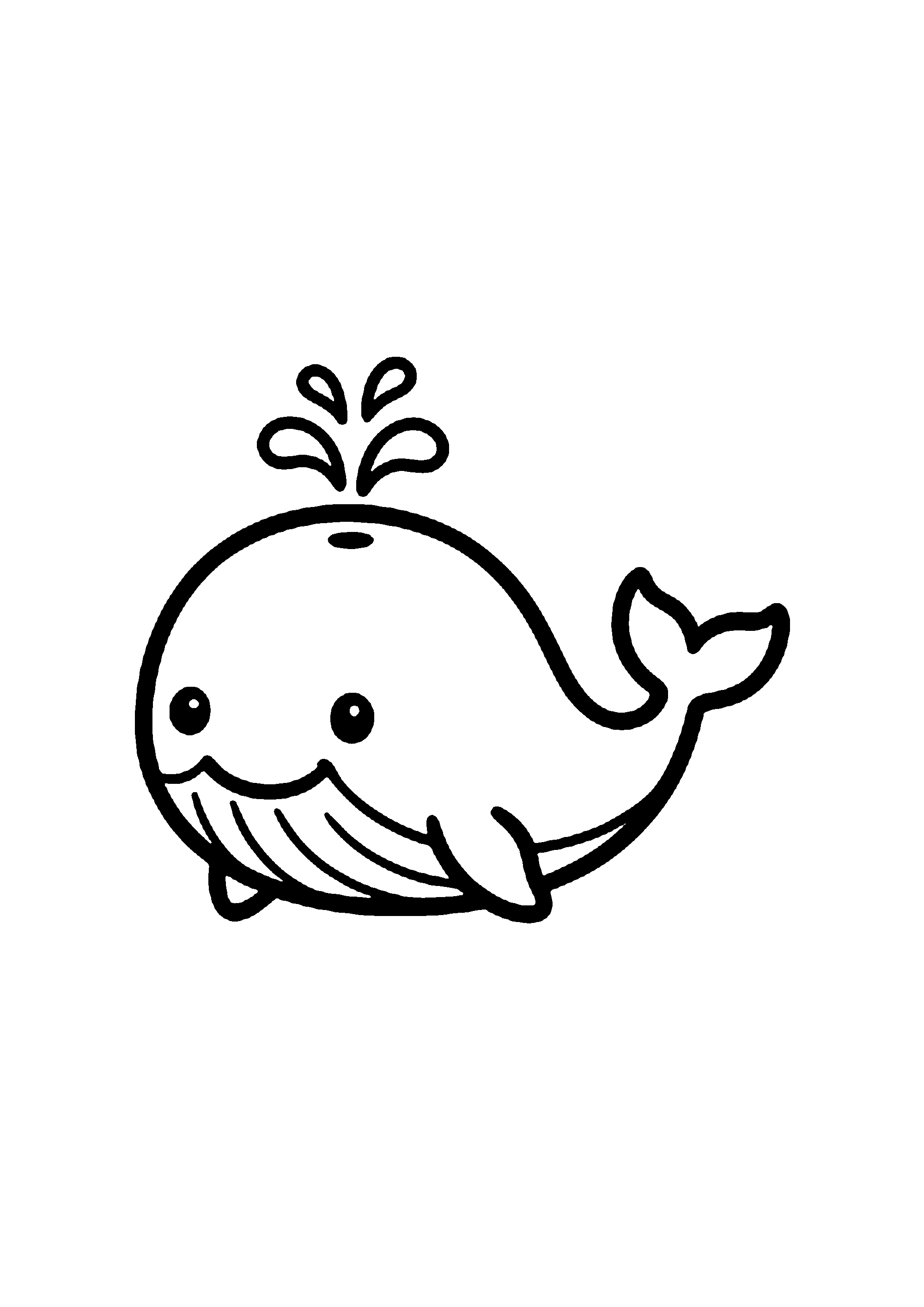 Coloriage aux contours nets : Petit Poisson-Clown parmi les Coraux Multicolores