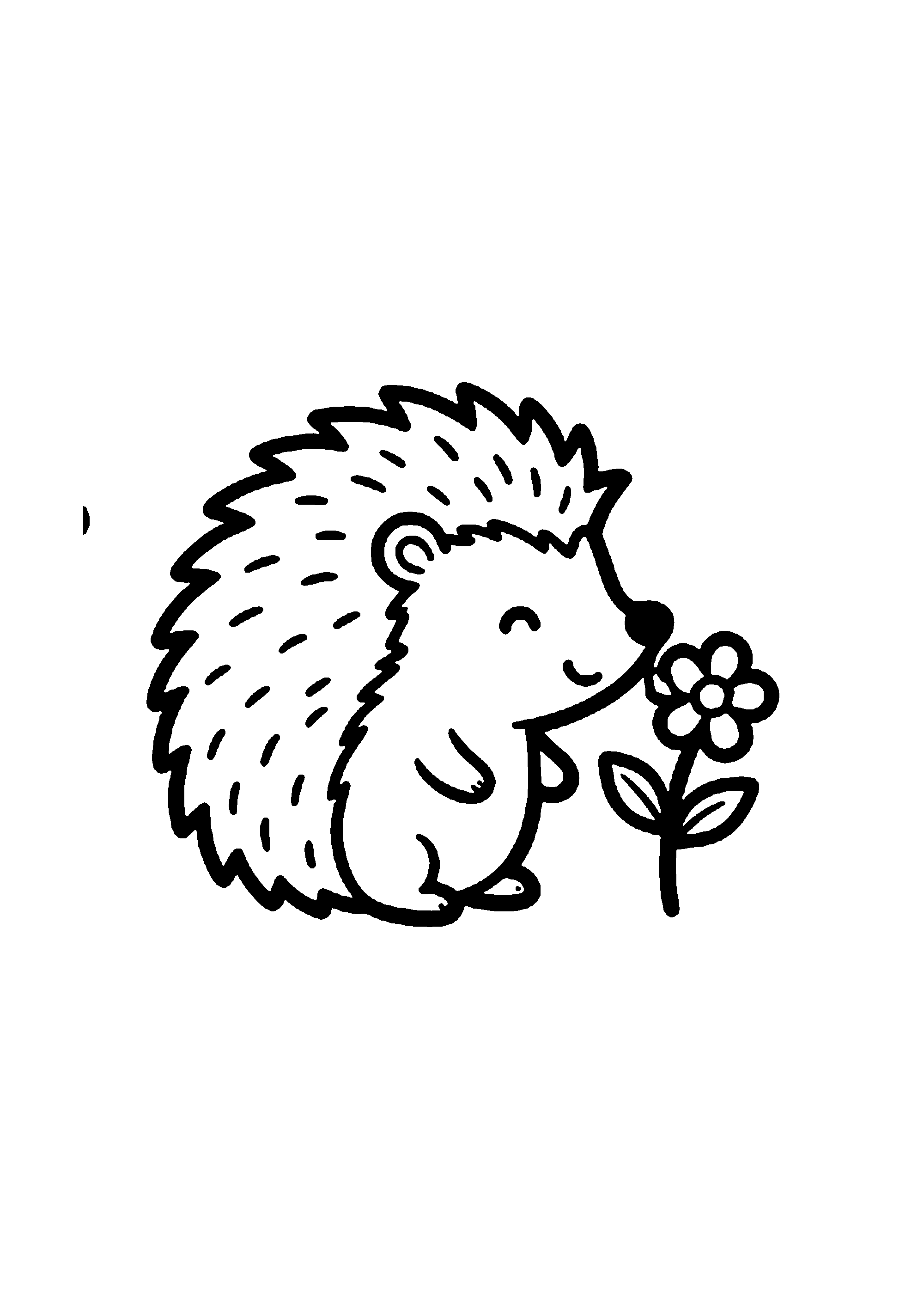 Coloriage aux contours nets : Koala Peintre devant son Chevalet d'Artiste