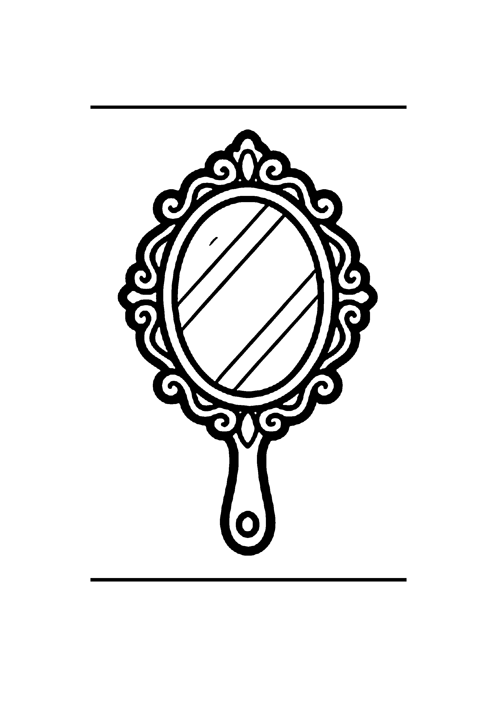 Coloriage aux contours nets : Soulier de Verre Féerique sur Coussin de Velours
