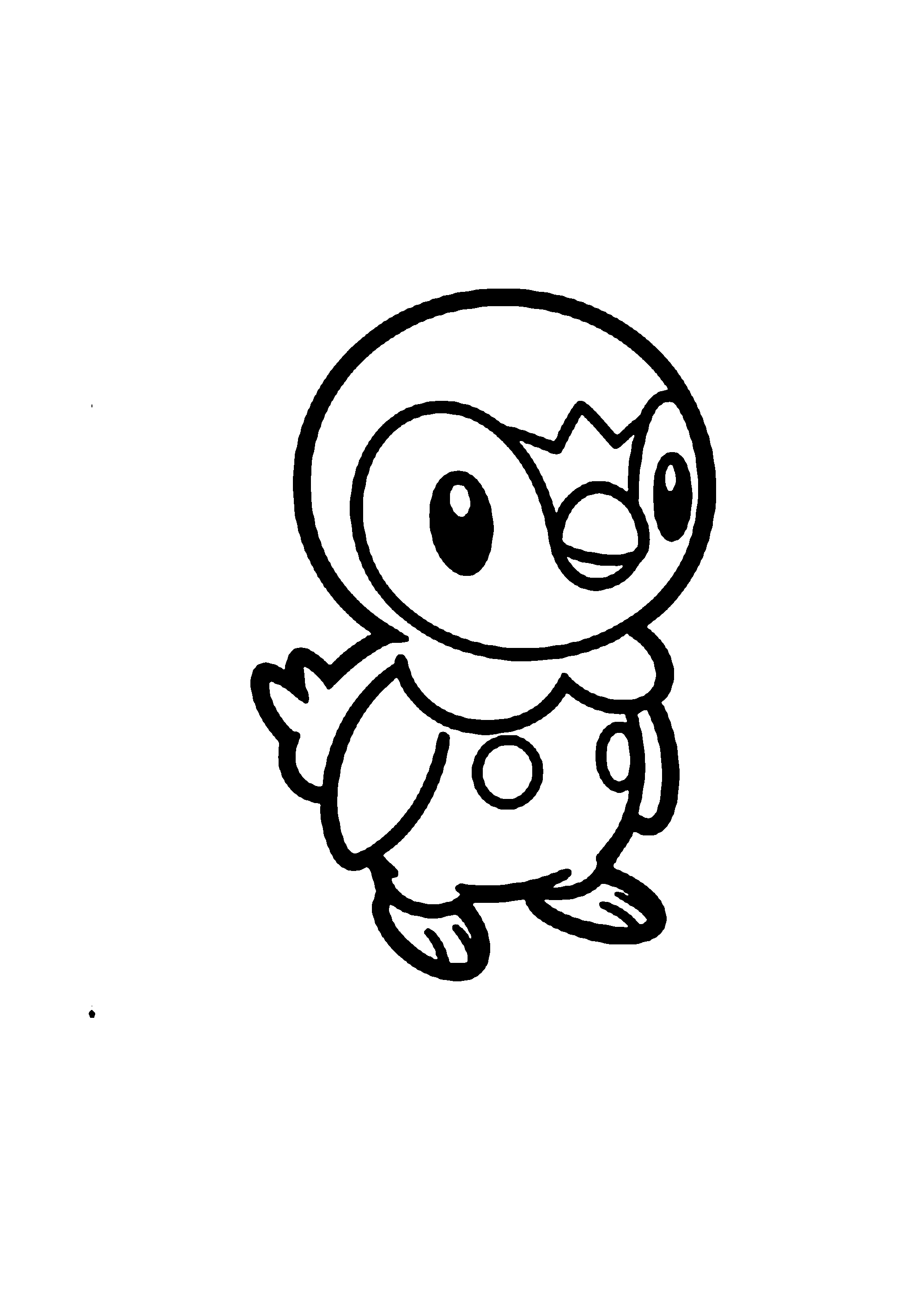 Coloriage aux contours nets : Coloriage Épique Pokémon