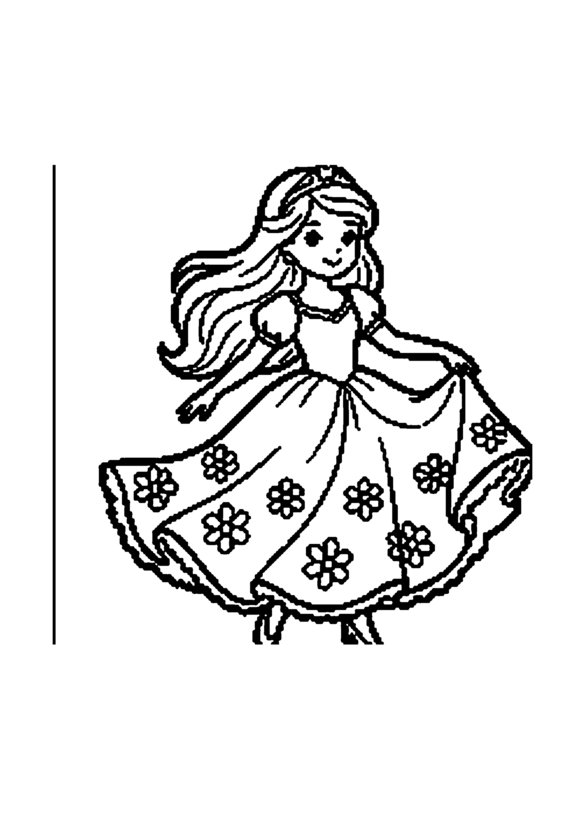 Coloriage aux contours nets : Miroir Magique Rococo aux Volutes Dorées