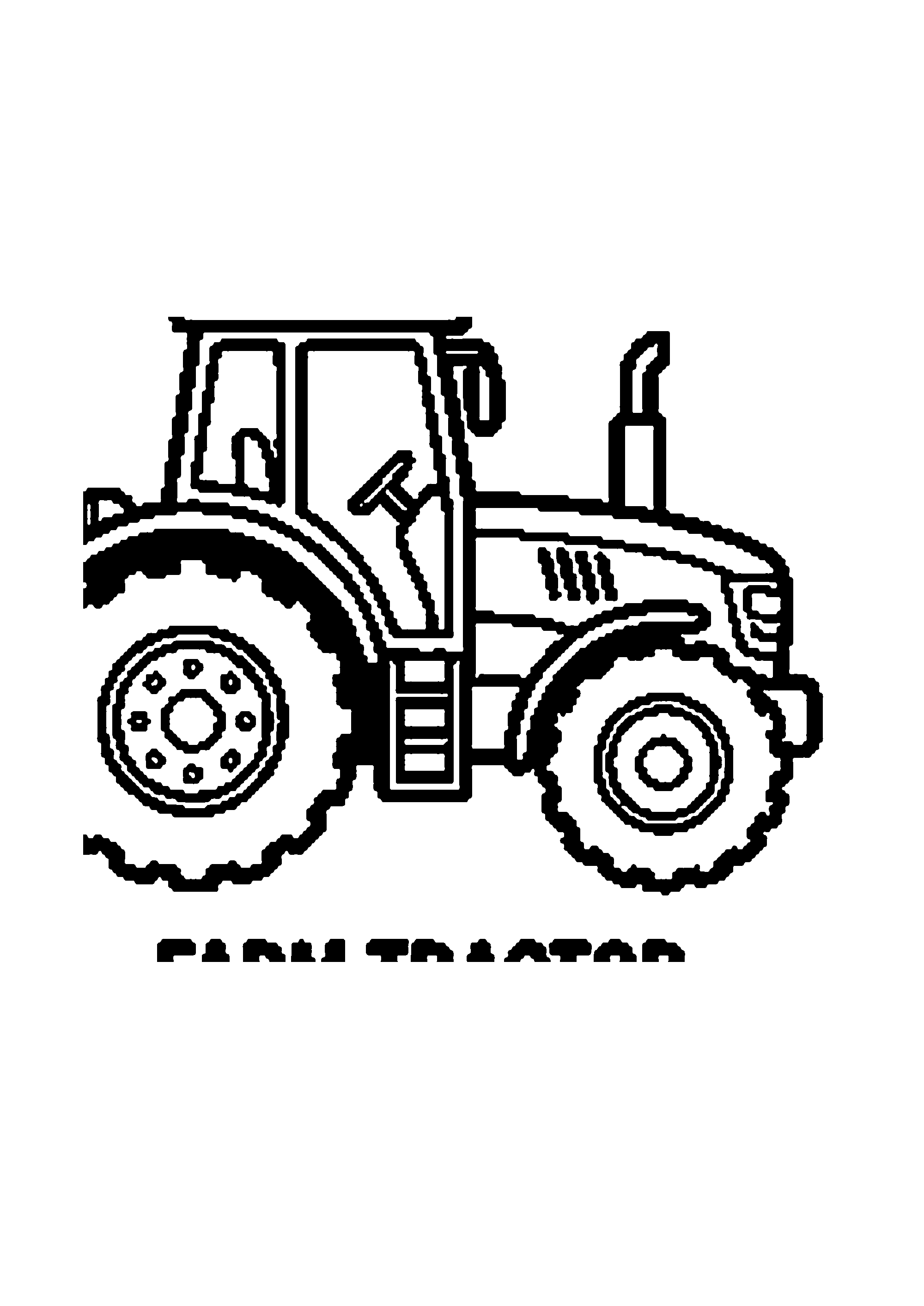 Coloriage aux contours nets : Petite Voiture Citadine Économique